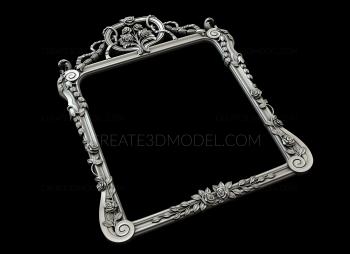 Figured frame (RMF_0707) 3D model for CNC machine
